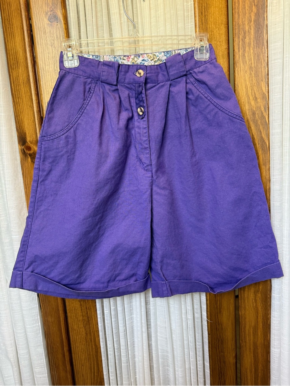 VTG Purple High-Waist Women’s Shorts